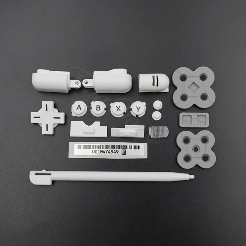 1Set For NDSL Replacement ABXY L R D-Pad Cross Button Conductive Rubber Pad Stylus Pen For DS Lite Game Console view 2