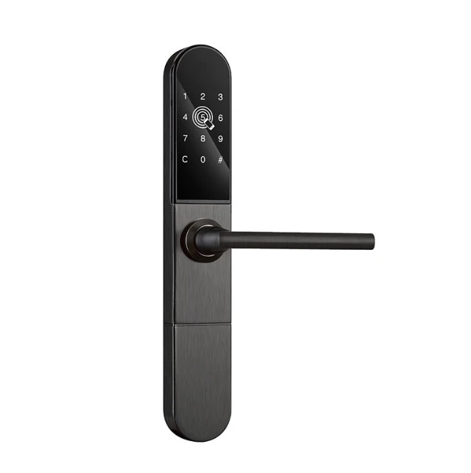 قفل باب ذكي WiFi مع رمز رقمي من سبائك الألومنيوم، أمان عالي للأبواب النحاسية #1