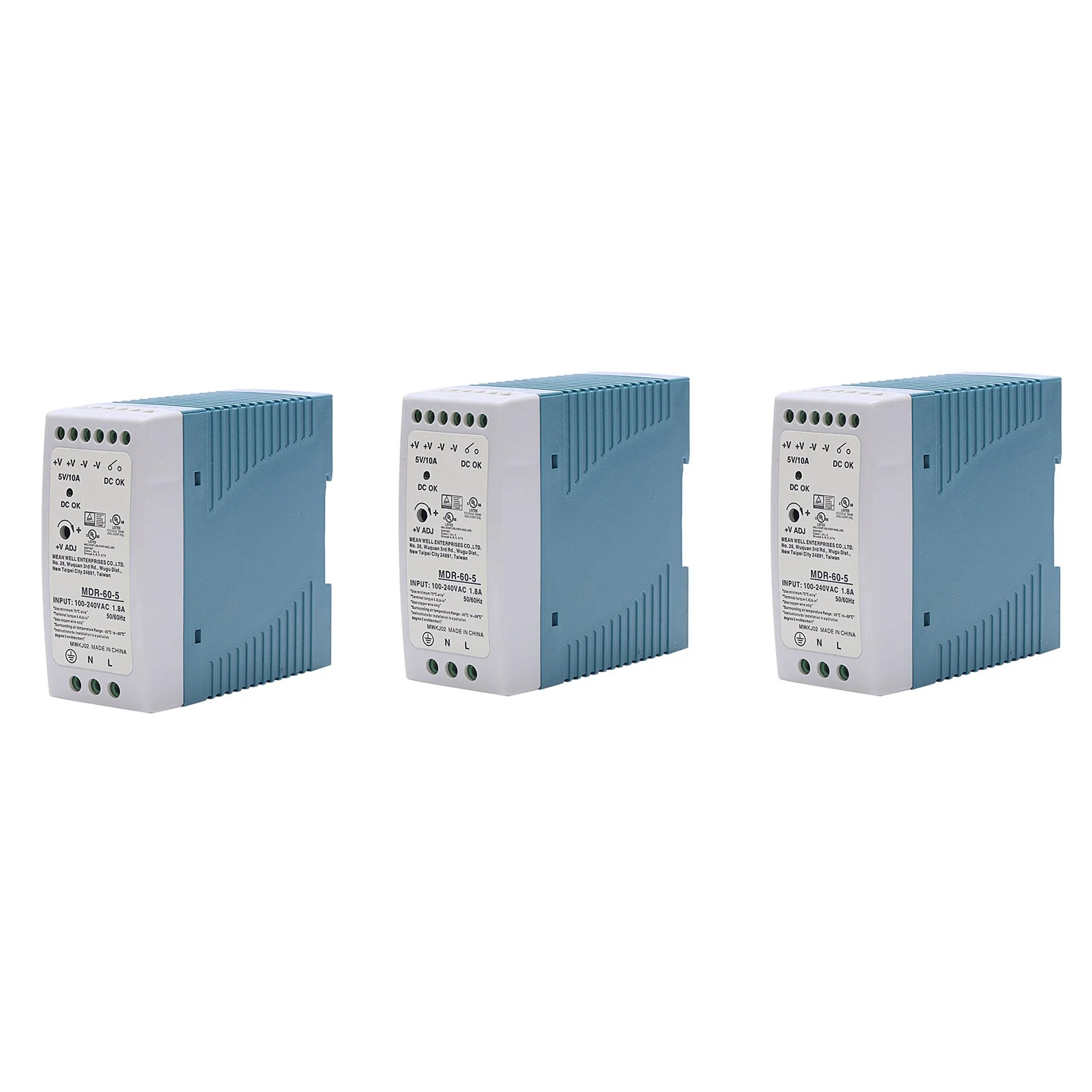 LICE-3X MDR-60 5 فولت 60 واط الدين السكك الحديدية امدادات الطاقة التيار المتناوب تيار مستمر سائق الجهد المنظم إمدادات الطاقة 110 فولت 220 فولت