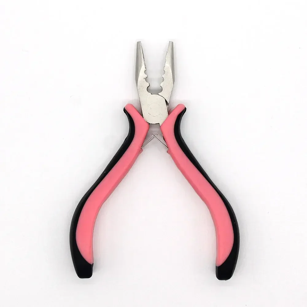 

Mini Hair Extension Plier with 3 holes Straight Tip Micro Nano Ring Hair Extensions Opener and Removal Tool