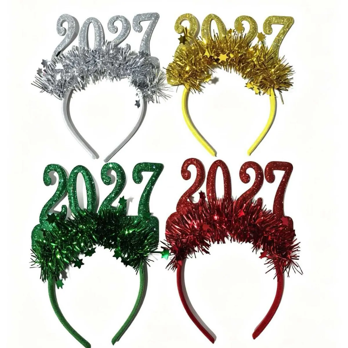 Christmas Hair Hoop Soft Creative Hair Band New Year Headband Creative Holiday Party Headband For Holiday Celebrations Photo