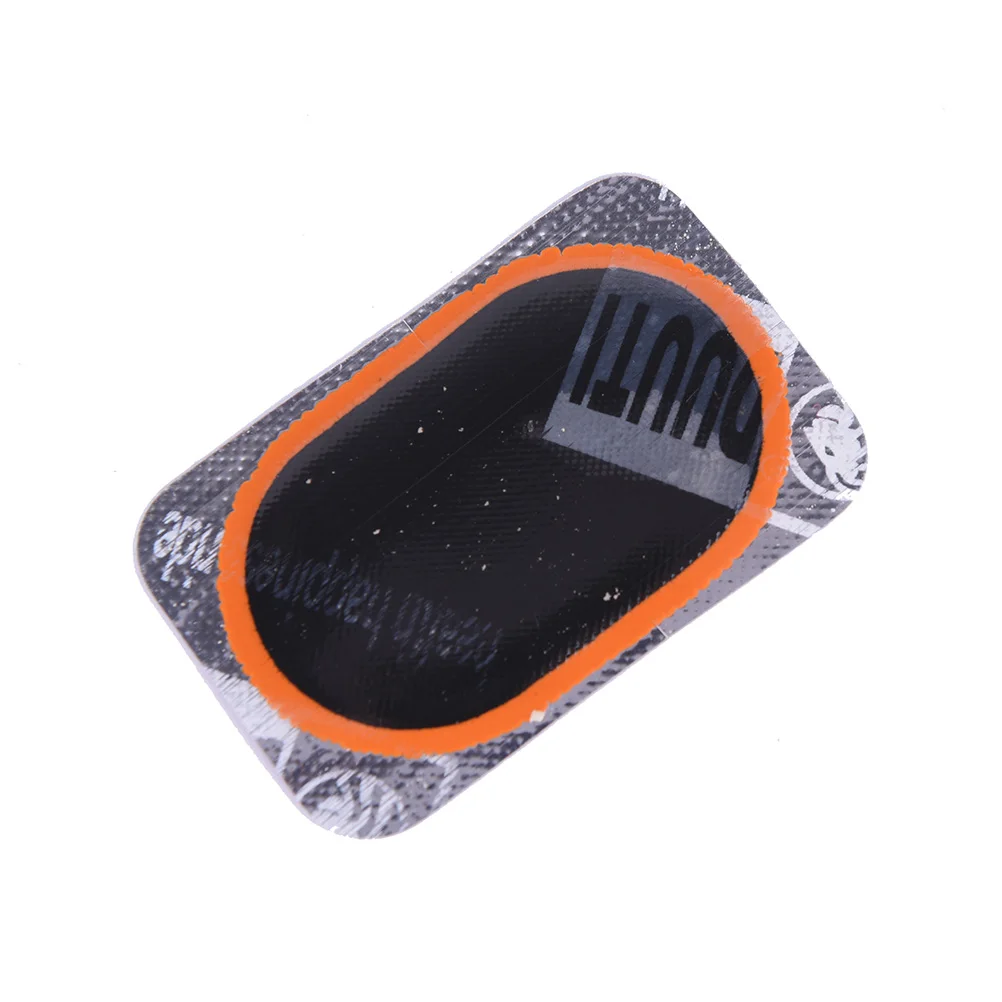 10Pcs Ultra Thin 32X50mm Bicycle Bike Repair Fix Kit Flat Rubber Tire Tyre Repair Patch Kit