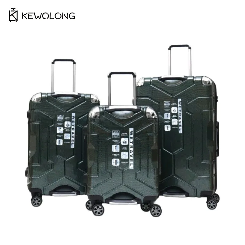 Bagaglio a mano moderno per PC da 20 e 24 pollici per viaggi d'affari - Valigia leggera dal design elegante con cerniera e ruote girevoli,