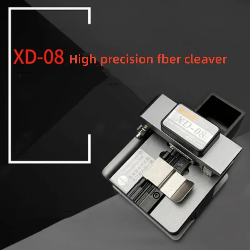 Fiber Cleaver Black XD-08 Cable Cutting Knife FTTH Hot Melt Connection Optic Knife Tools Cutter High Precision Cleavers