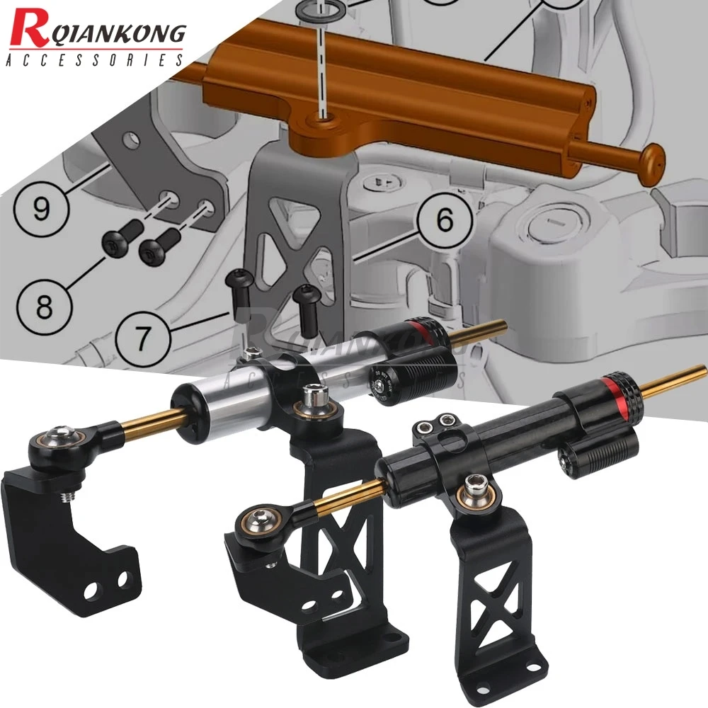 

Motorcycle Steering Stabilize Damper Bracket For Har*ley Davi*dson RA1250S RA1250 Special & Standard 2021-2022-2023-2024-2025