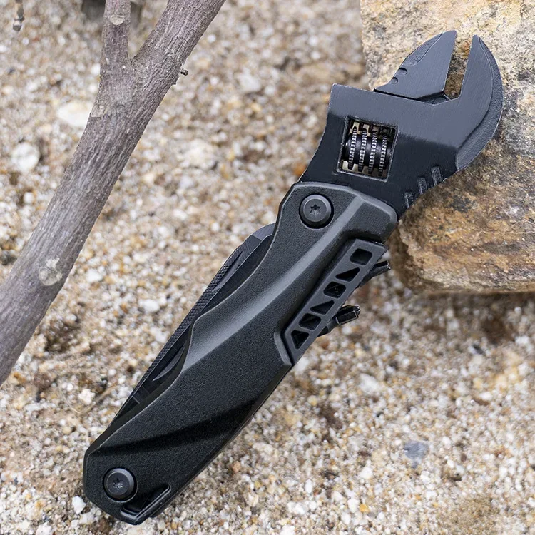 Multifunctional Wrench Pliers Outdoor Combination EDC Tool Multi-Purpose Tool Clamp Folding Backsaw Wrench Repair Tool