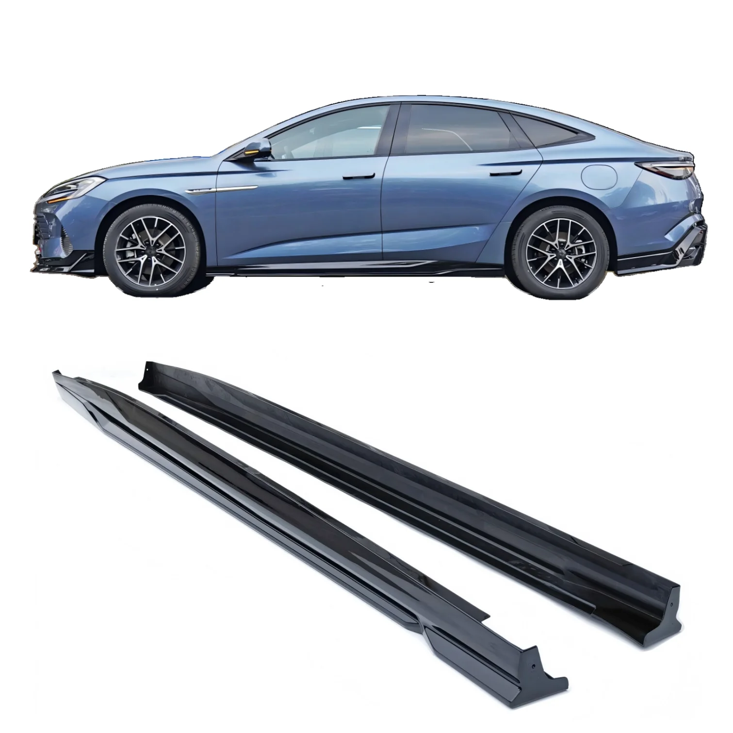 

StlfHigh-quality Car Side Skirts For BYD HaiBao DMi Glossy Black Side Skirt For BYD SEAL DMi Factory Wholesale Car Accessories