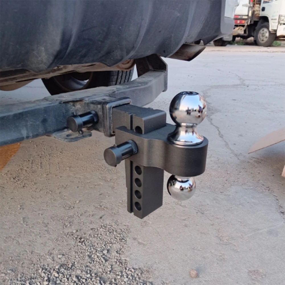 

Регулируемое крепление для прицепа с замками-штифтами, усиленное, с двойным шаровым соединением 2 и 2-5/16 дюйма, для буксировки и хранения, для грузовиков и прицепов