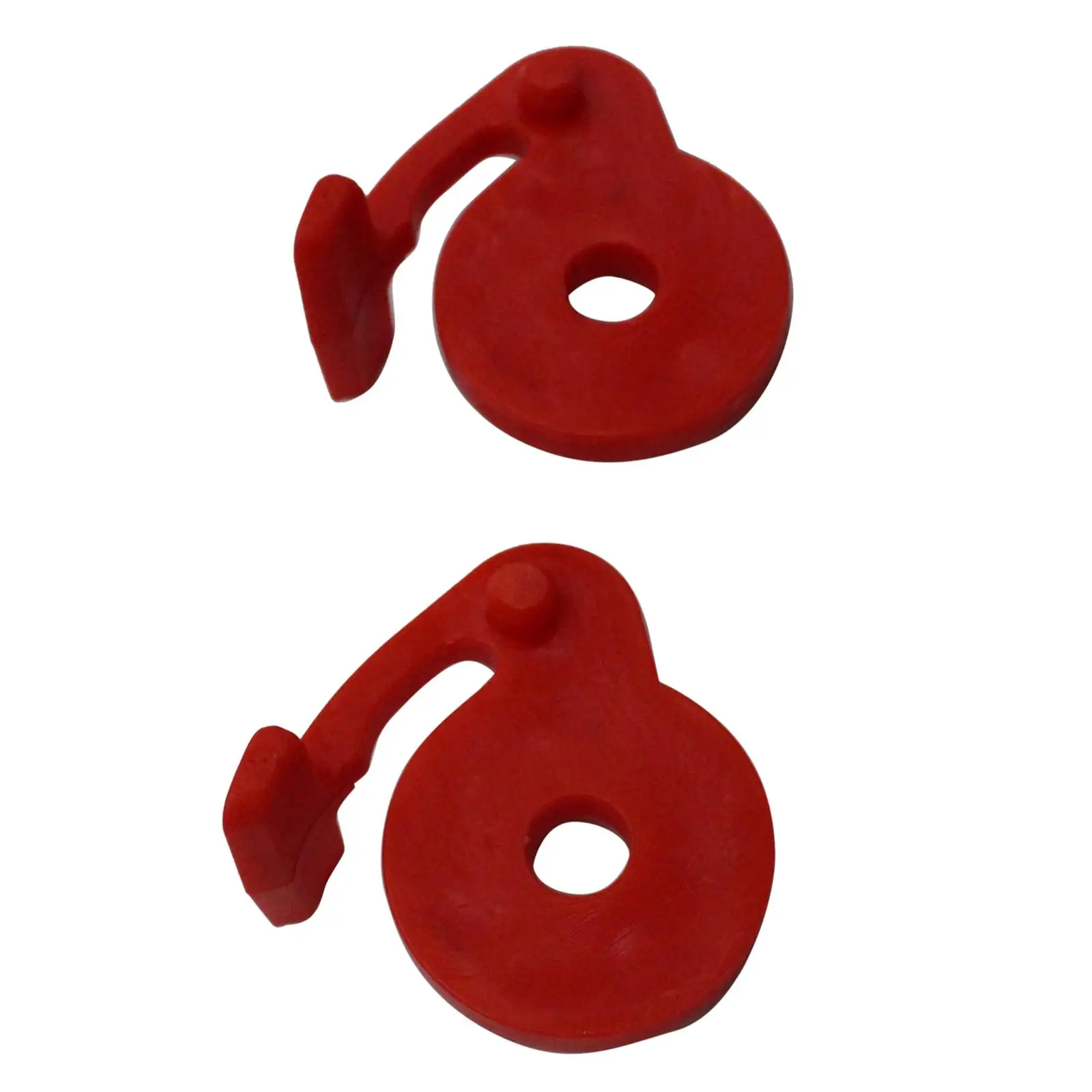 

1 пара красных замков для замены бокового основания прицепа 4024187109000, пластик A