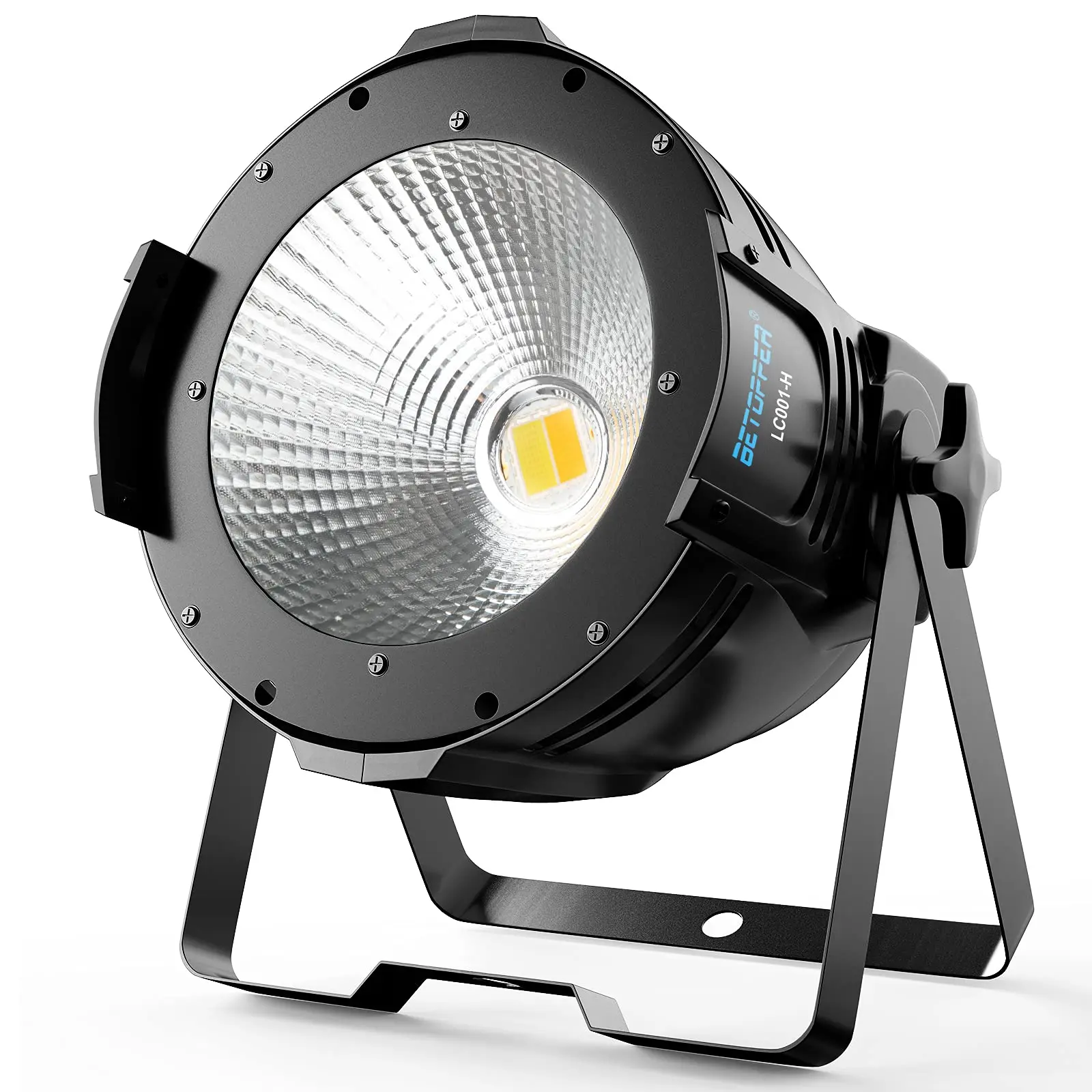 Betopper ไฟสปอร์ตไลท์ LED 100W, ไฟ DMX สีขาวอบอุ่น/เย็นไฟสปอร์ตไลท์แสงออโรร่าสำหรับแสงเวทีโบสถ์โรงละคร