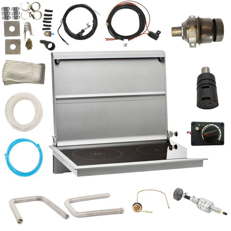 2000W Dielel Stove Air Heating And Cooktop Combi Heater Similar To Wallas Stove Heater For Campervan Motorhome
