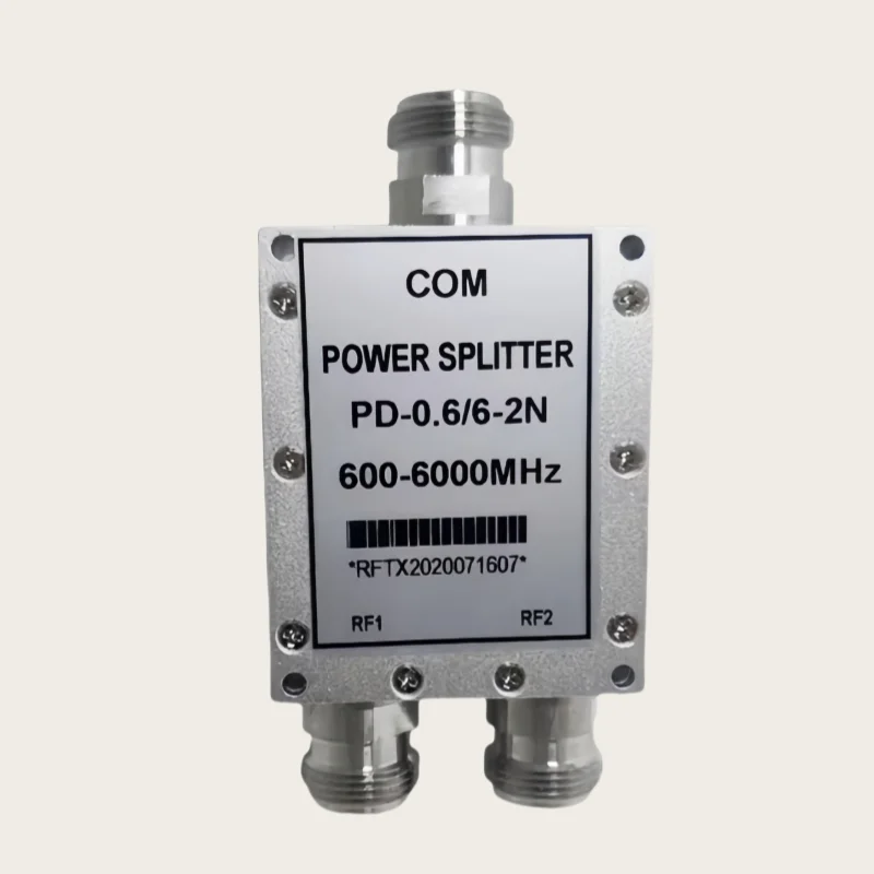 مقسم الطاقة ثنائي الاتجاه N-type RF الموزع 0.6-6G الموحد 2.4 5.8G مقسم الطاقة كامل النطاق