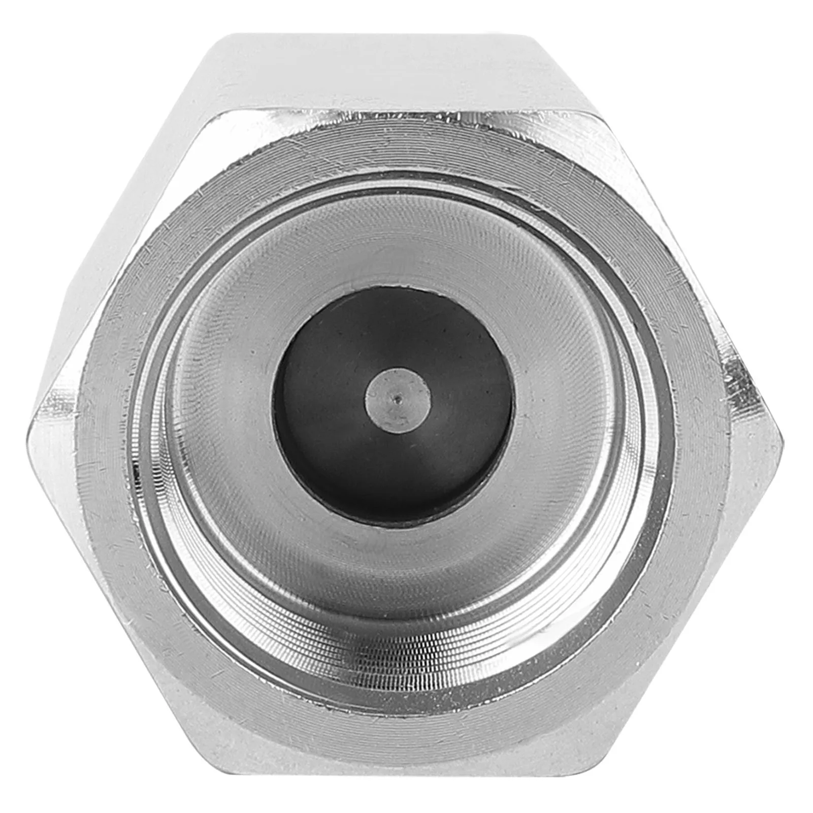 Valvola di ritegno dell'aria unidirezionale con filettatura femmina esagonale BSPP in acciaio inossidabile per collegamento tubo dell'acqua (1/2 pollici)