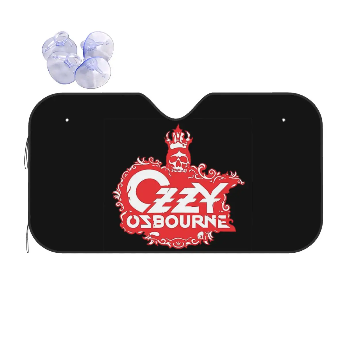 

Ozzy Osbourne Merch Prince Of Darkness Sunshade Windscreen Car Front Windshield Window Sun Visor Accessories Covers