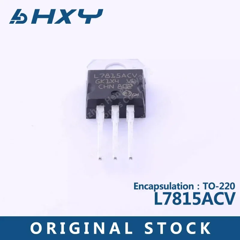 10 Stück L7815ACV TO-220 ST Eingang 35 V Ausgang 15 V 1,5 A L7815A