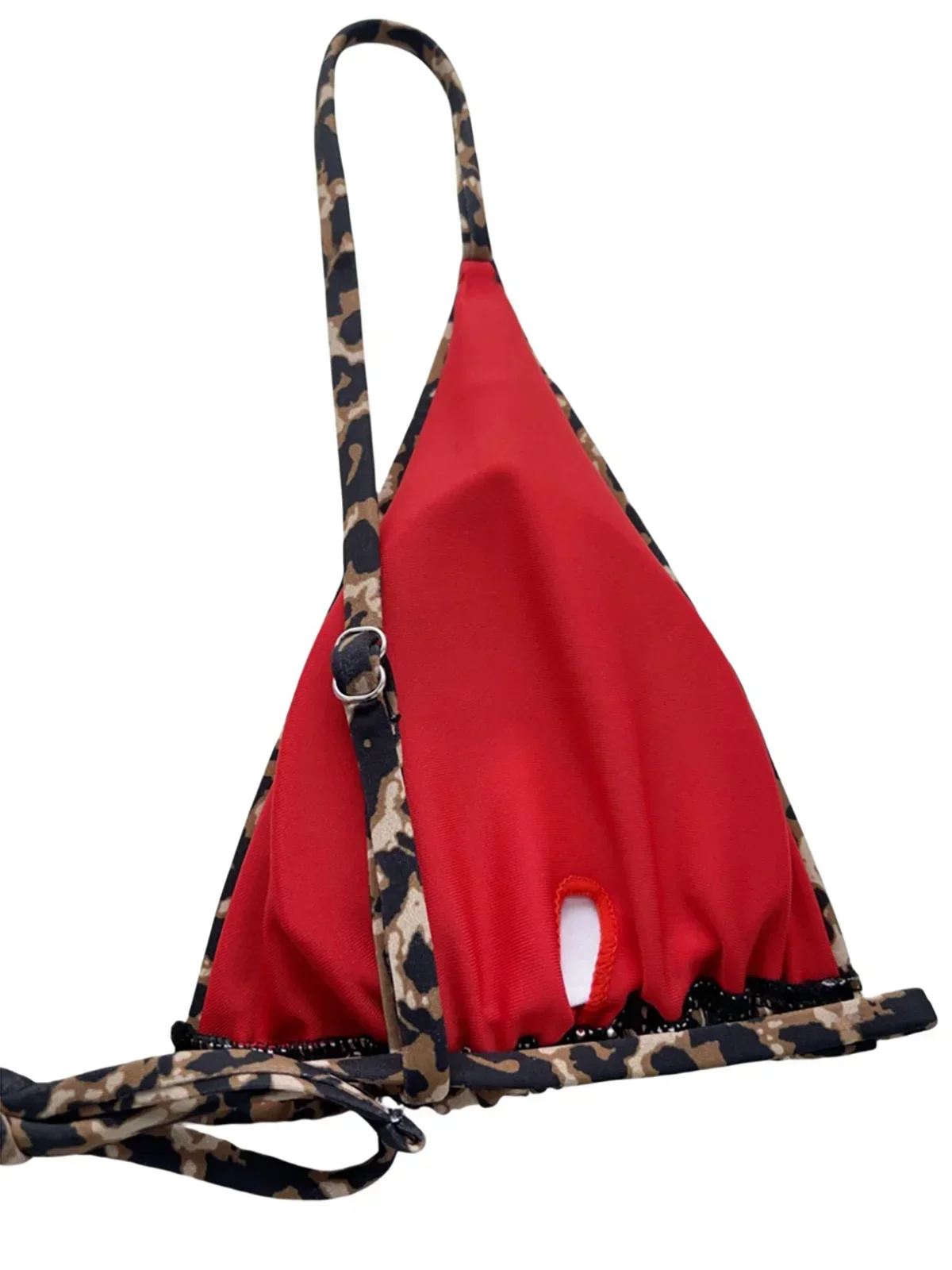 2025 neue Sexy Leopard Gedruckt Gepolsterte Bikini Top Weiblichen Badeanzug Frauen Bademode Badende Badeanzug Schwimmen Strand Top