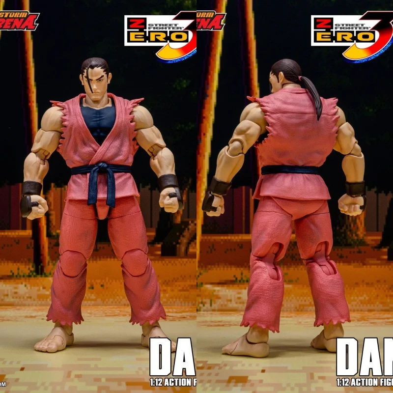 

Authentic Storm Toys Sfsa04 Street Fighter Alpha 3 Dan Hibiki 1/12 Scale Articulated Action Figure Fashion Trendy Collectible