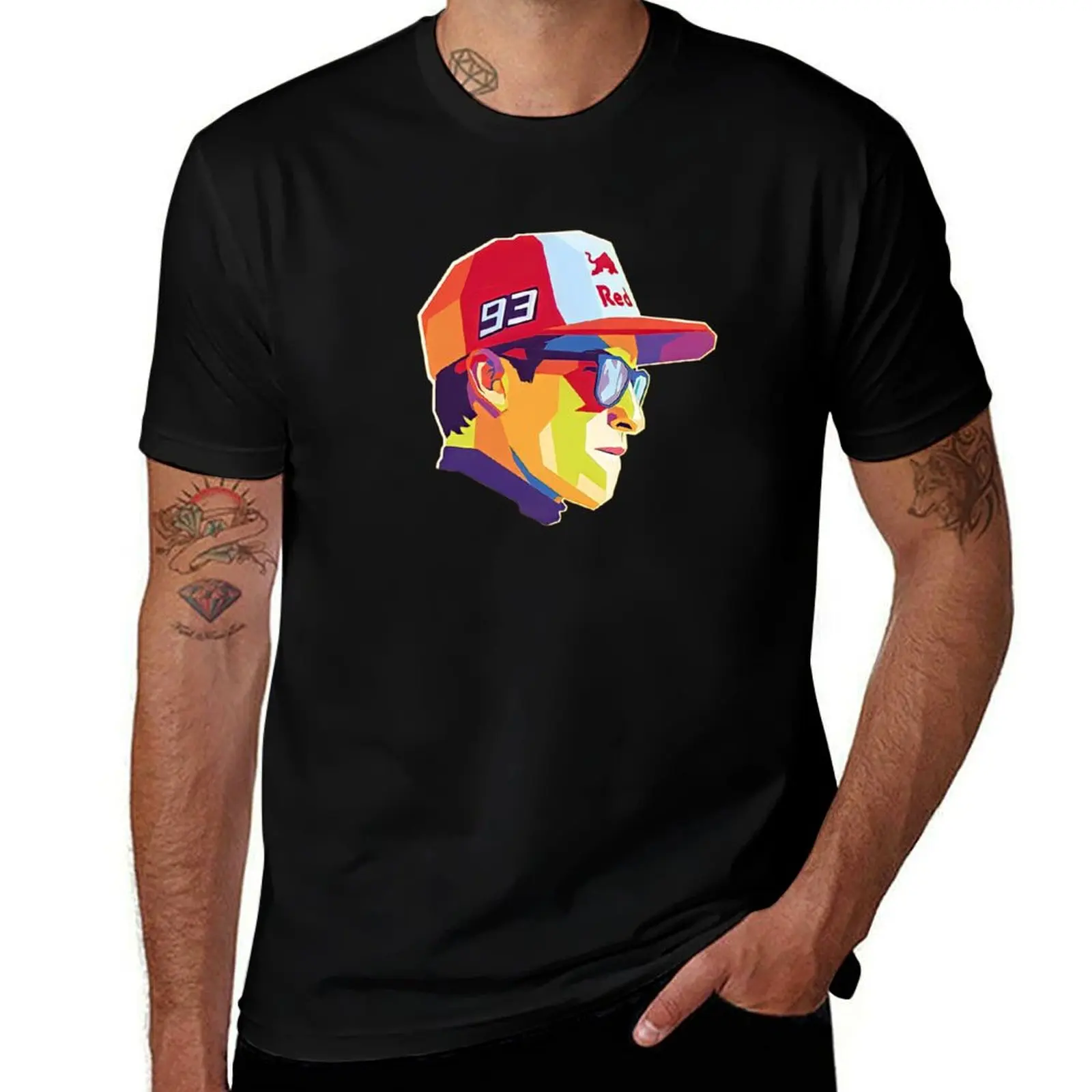

Marq 93 wpap T-Shirt t shirts for man cotton funny man t shirts for men casual T-Shirt