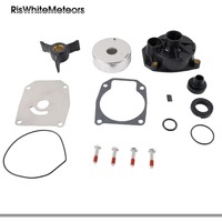 RisWhiteMeteors 438592 0438592 Water Pump Repair Kit Replacement for Johnson Evinrude OMC BRP Outboard 25-50HP