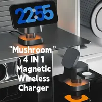 Magnetic 3 in 1 Wireless Charger For iPhone 17 16 15 14 13 12 Fast Charging Station for Apple Watch 10 9 8 7 6 5 Airpods 2 3 Pro