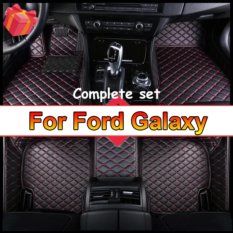 Car Floor Mats For Ford Galaxy Mk IV 3 2016~2019 7seat Car Interior Parts Waterproof Floor Mat Car Mat Car Accessories