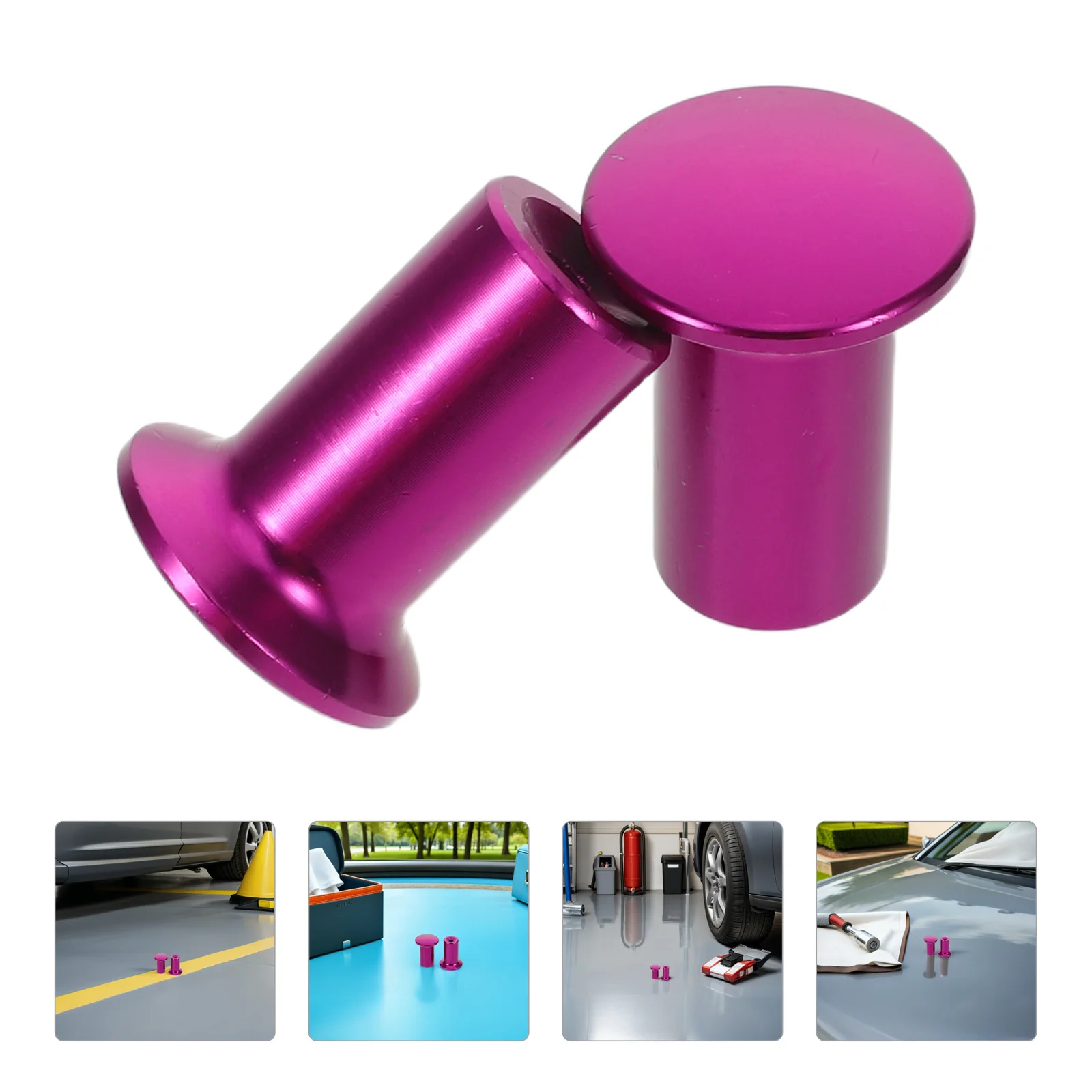 

2Pcs Car Hand Brake Cover Lightweight Aluminum Drift Style Lock Button for Racing Track Street Use High Performance E-Brake