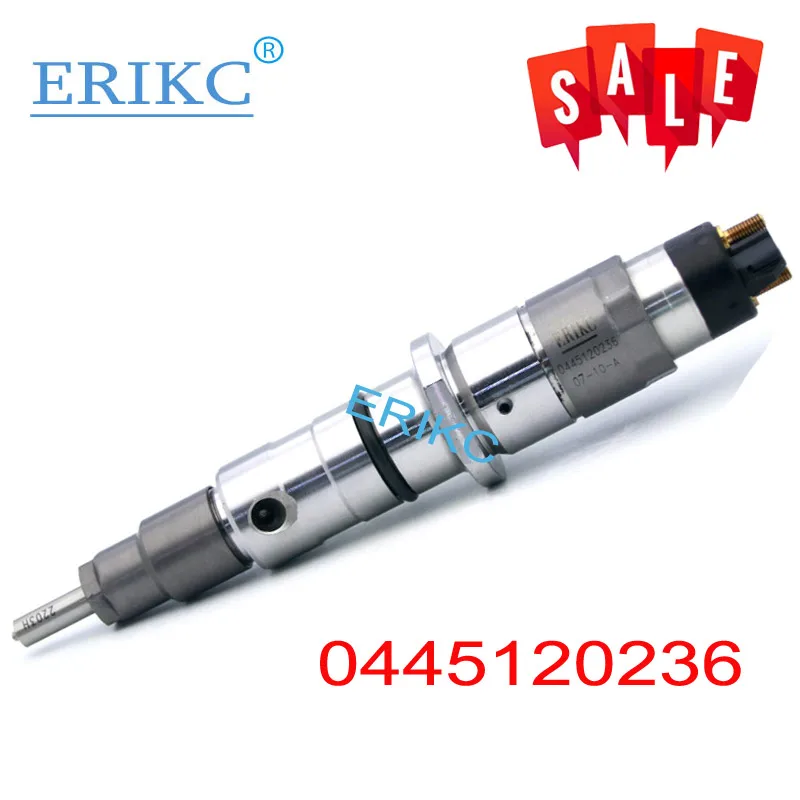 

ERIKC 0445120236 High Pressure Diesel Fuel Common Rail Injection 0 445 120 236 Injector Nozzle 0445 120 236 For Komatsu Cummins