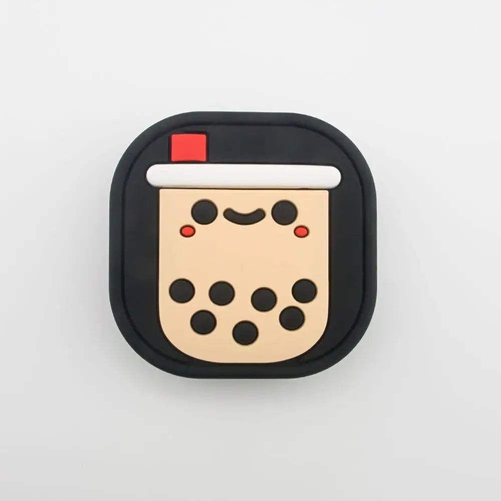 Cute New Avocado Bubble Tea Earphone Cover for Samsung Galaxy Buds Live Case Soft Silicon Case 2020 Headphone Box with Lanyard