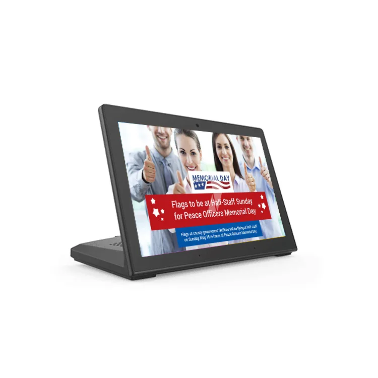 

L Shape 8 Inch Android 11 OS Digital Display Touch Screen POS Feedback Android RJ45 POE Tablet With WIFI Camera