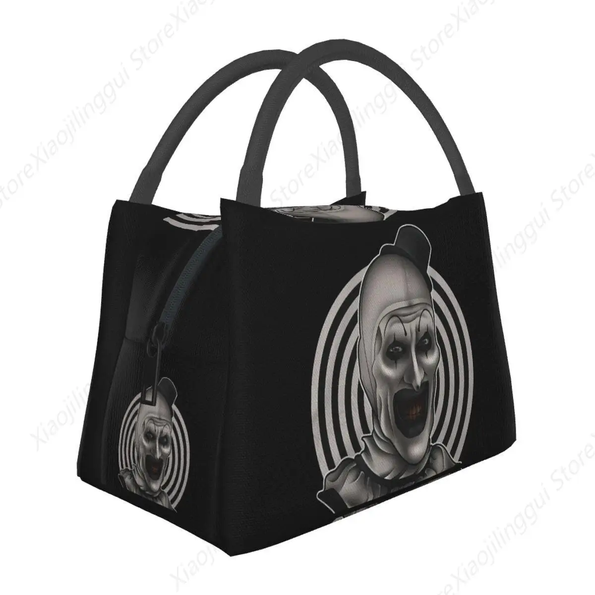 Terrifier Horror Films Art The Clown Lunch Bags Cooler Warm Insulated Lunch Box Picnic Camping Work Travel Bags