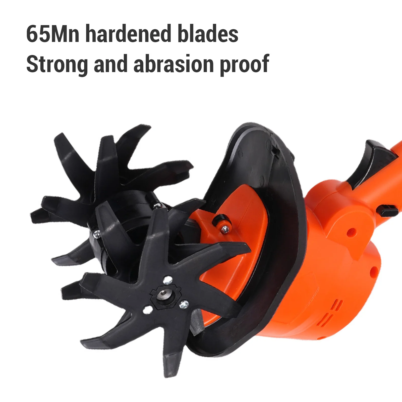 Cultivador de jardim sem fio alimentado por bateria portátil para cultivo de solo de gramado 100-240V