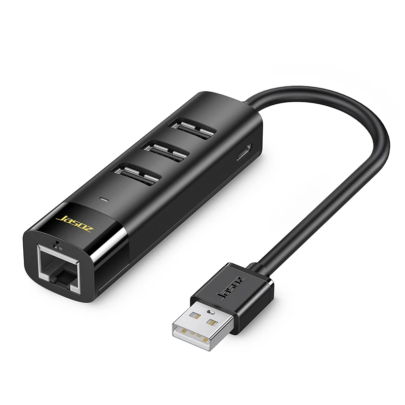 Jasoz USB HUB Docking Station USB A Type C naar RJ45 Ethernet Adapter 100Mbps Netwerkkaart USB 2.0 HUB Docking Station voor MacBook