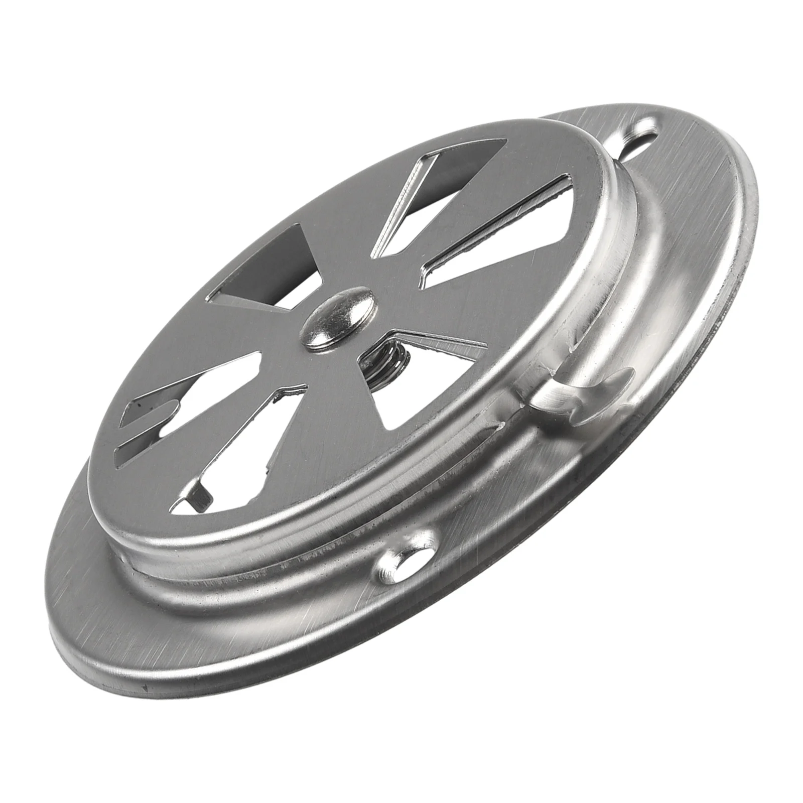 BBQ Grill Smo-ker Exhaust Vent Stove Air Vent Damper 95mm Stainless Steel Air Vent BBQ Accessories Replacement Parts