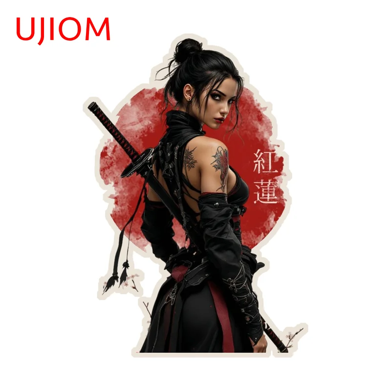 UJIOM Personality Samurai Anime Figure Picture Wall Sticker Ingenious HD Pattern Decal Suitable For Computer Case Home Decor