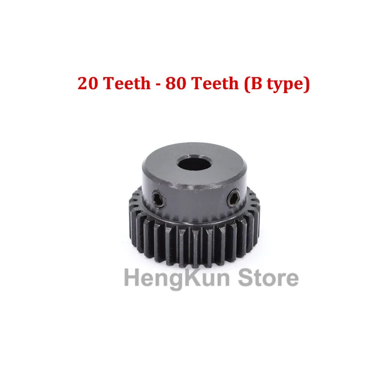 1 قطعة 0.8 Mod Spur Gear 15 سنًا - 80 سنًا 45 #   حامل تروس جاحظ للمحرك الفولاذي 4/5/6/7/8/10/12 مم