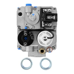 Gas Fryer Repair Parts 700 Series Millivolt Gas Valve Fit for Robertshaw 700-506 Thermostat Gas Valve Replacement Parts