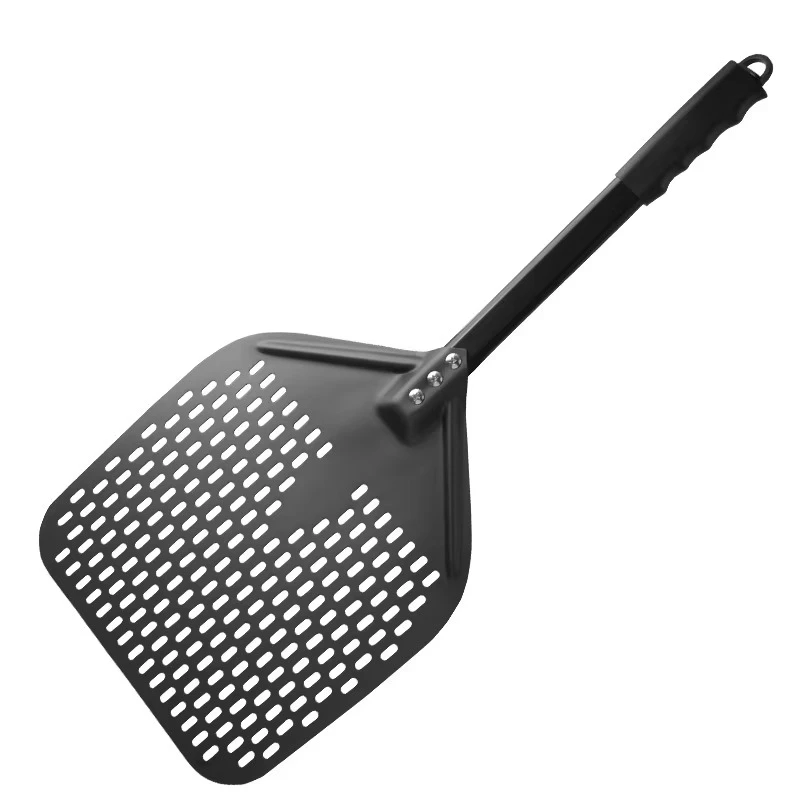 

Metal pizza tool square pizza spatula and paring knife with pizza and bread box
