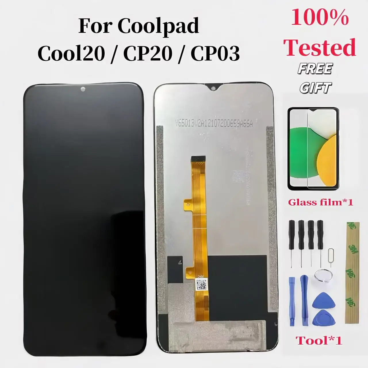 Запасная часть для ЖК-экрана CoolPad Cool 20 CP03 CP20, ЖК-дисплей, сенсорный экран с цифровым преобразователем в сборе