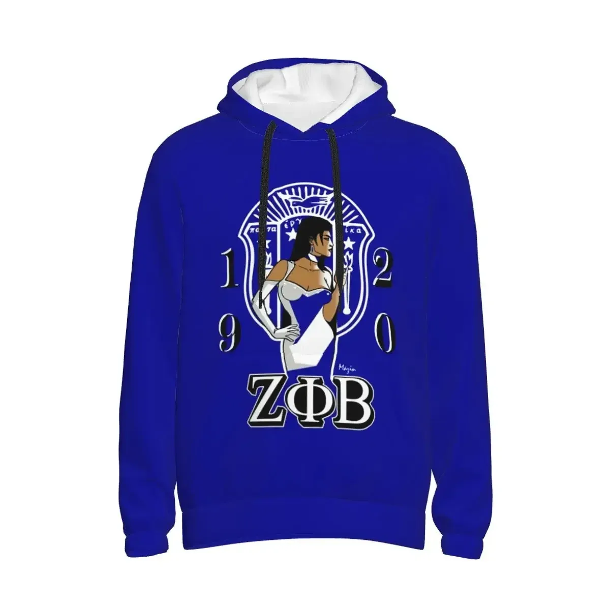 Zeta Phi Beta ZPB Sorority Men's Pullover Hoodie Casual Hooded Sweatshirt Best Hoodies Sportswear Tracksuit with Pocket