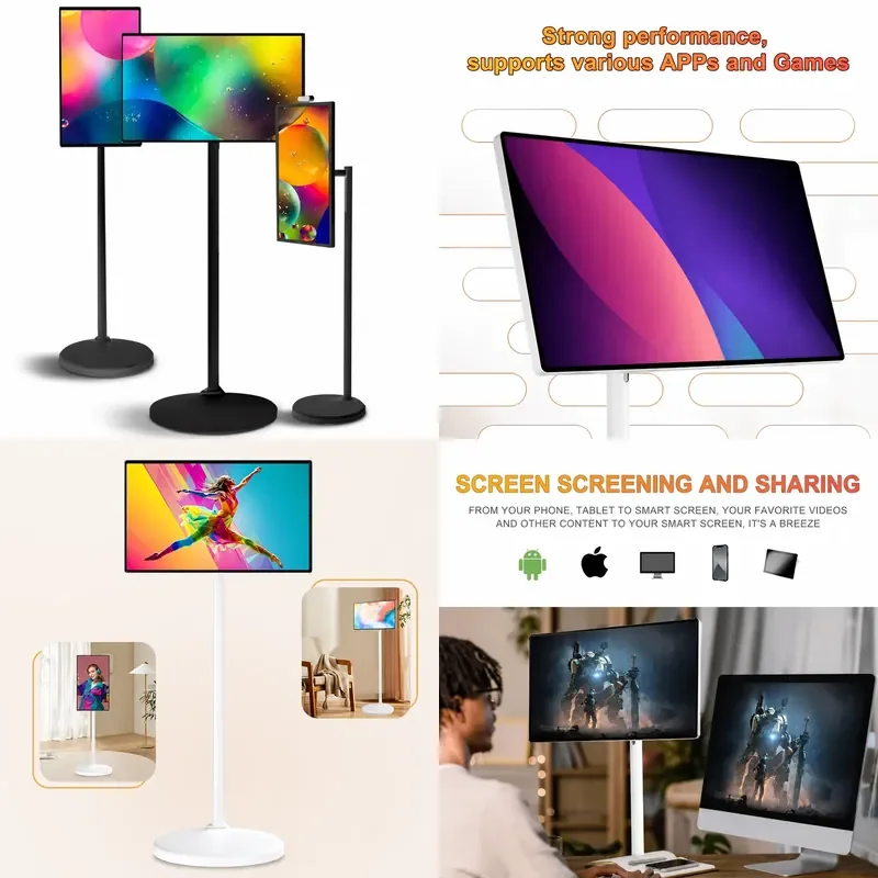 New Customized 24 Inch Smart TV Mobile Multi Function LCD  Fitness Touch Screen 