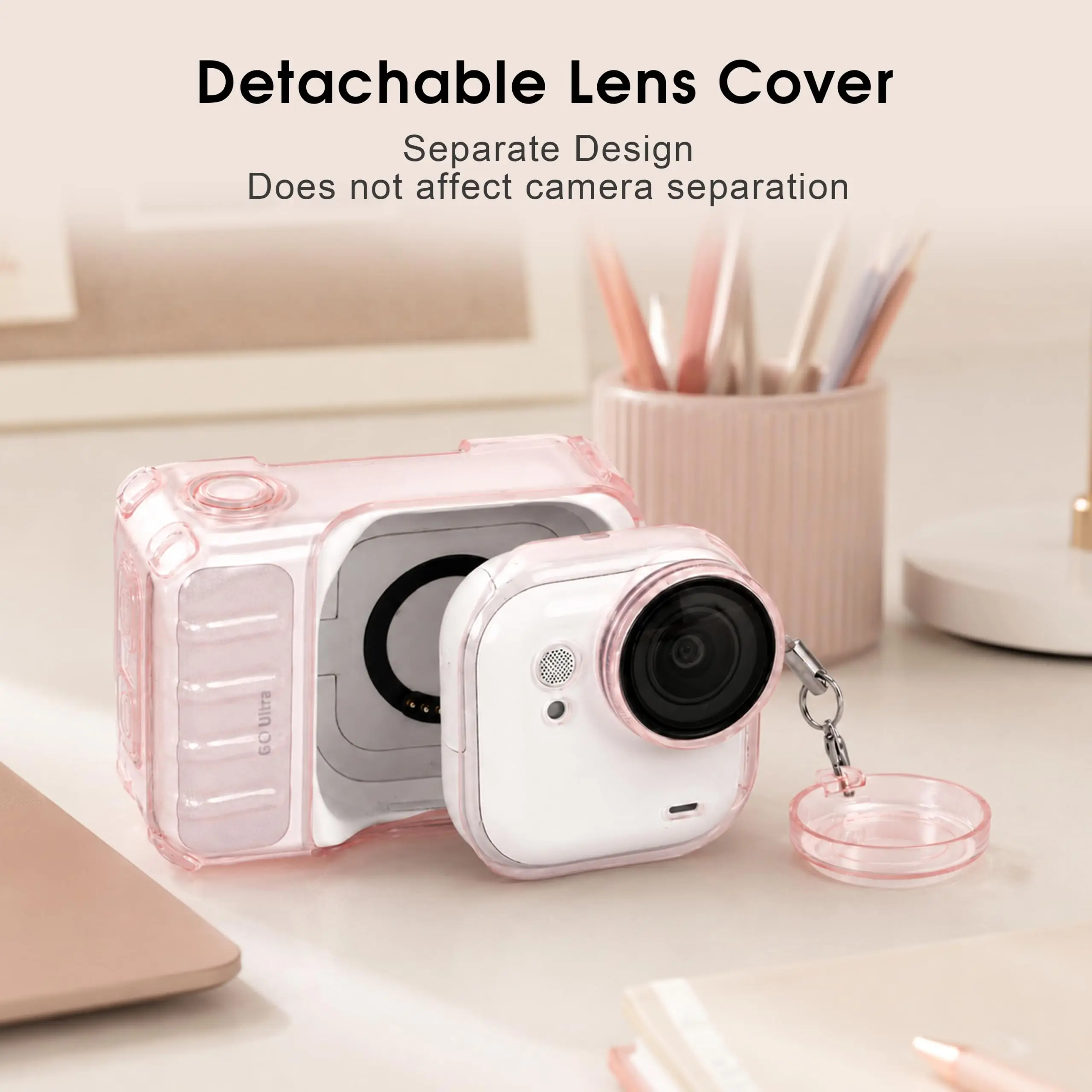 Insta 360 Go Ultra Protective Cover Case Shockproof Anti-Scratch Washable Carrying Accessory with Anti-Slip Dustproof Features