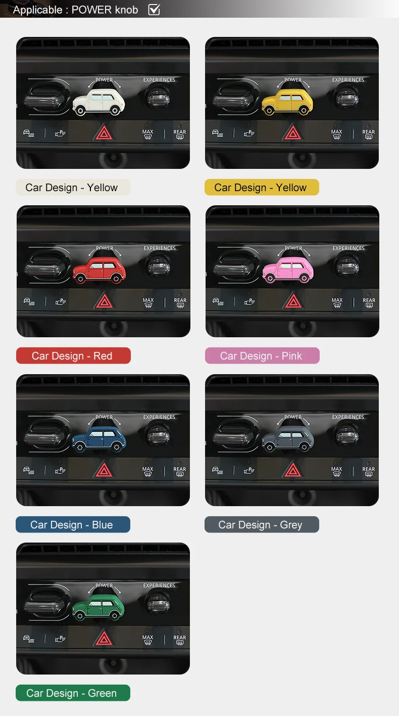 Silikon-Schutzabdeckung für die Mittelkonsole des Mini Cooper J01 F05 F65 F66 U25 F67, Zierstück für den Start-Stopp-Knopf – Detail 20