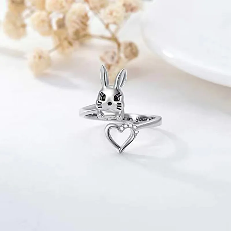 2026New Punk Eagle Open Adjustable Ring Vintage Distressed Silver Ring for Men Women Gothic Rock Jewelry Gift