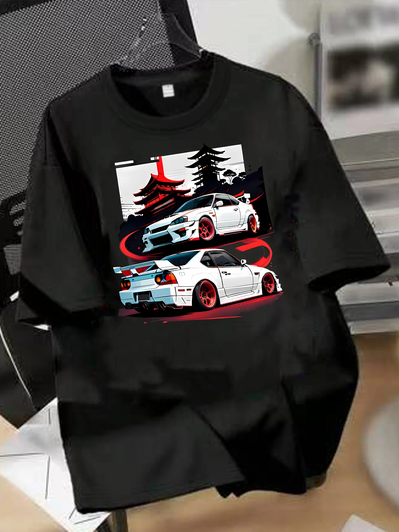 

Large size round neck women T-shirt short sleeve wild printed T-shirt elastic soft half sleeve T-shirt