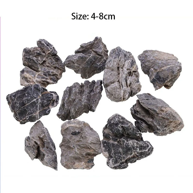 100g 250g 500g Natural Aquarium Decor Stone Rockery Landscaping Fish Tank Great Professional Stone Decoration for Fish Tank