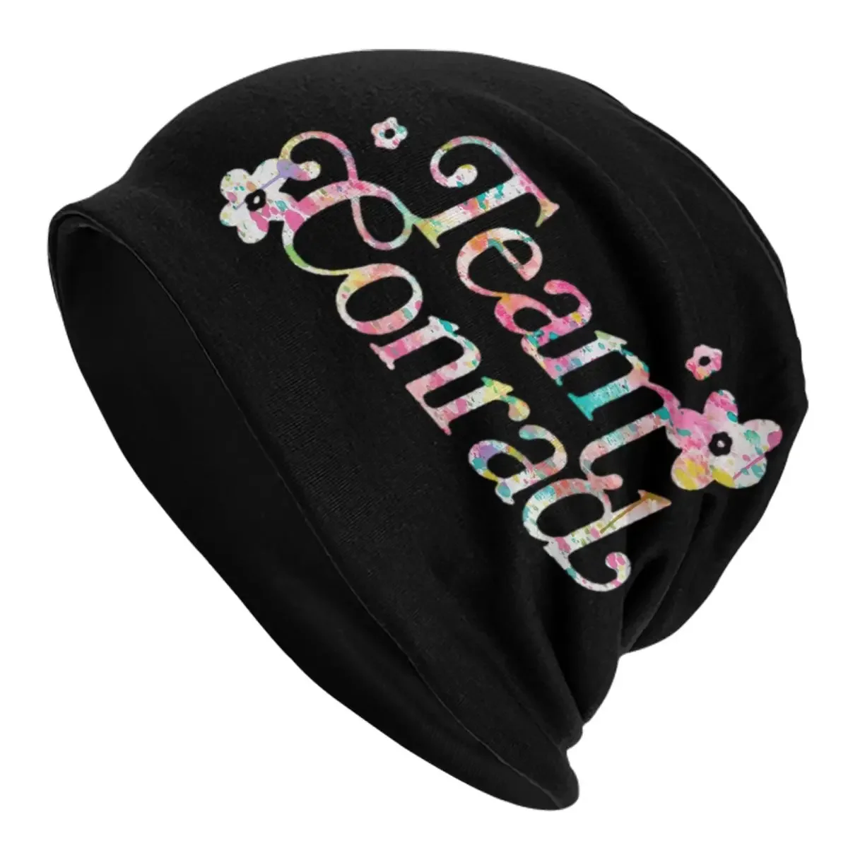 Team Conrad Floral Winter Beanies The Summer I Turned Pretty TV Show Beanies Cap Unisex Fashion Warm Dual-use Bonnet Knit Hat