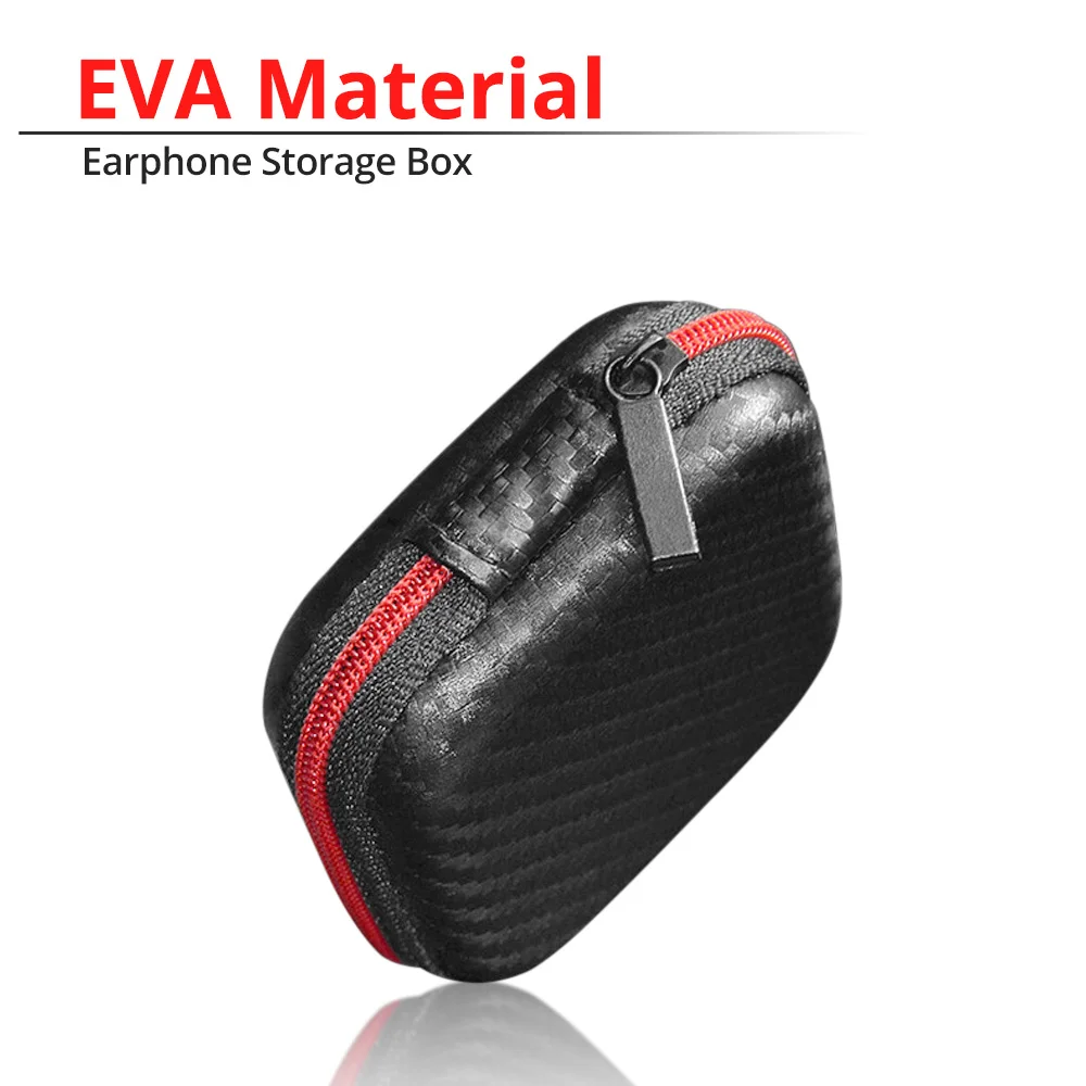 EVA Portable Earphone bag Coin Purse Headphone USB Cable Case U Disk Storage Box Wallet Carrying Pouch Bag Earphone Accessories