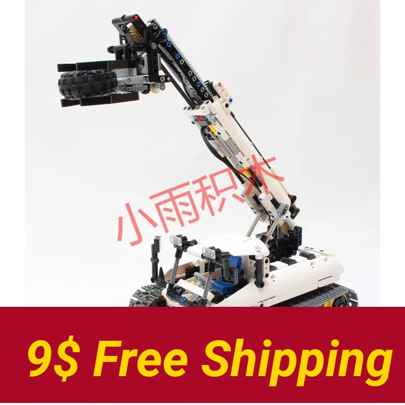 

Building block assembly technology building block electric remote control crawler grab car moc-4704 parts package remote control