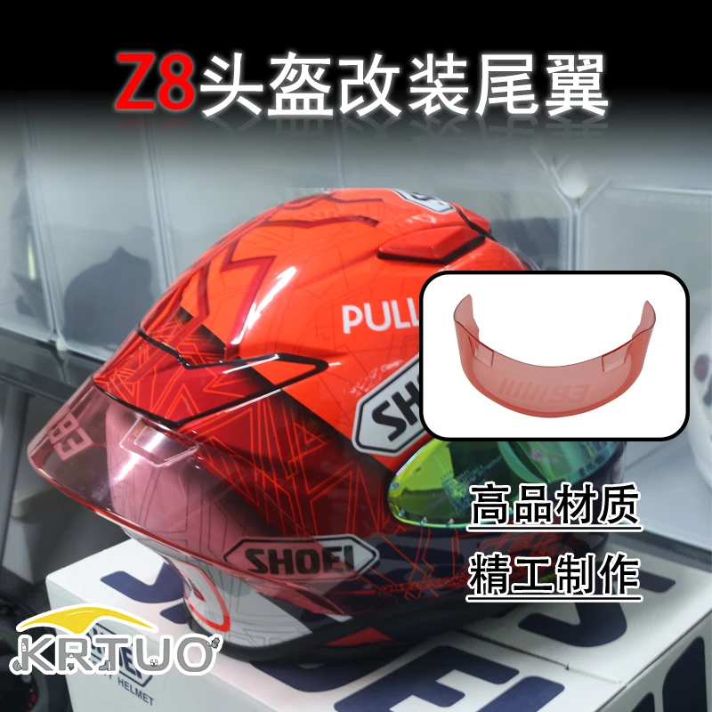 Motorcycle Rear Trim Helmet Spoiler Case Accessories For SHOEI Z8 Z-8 Z 8