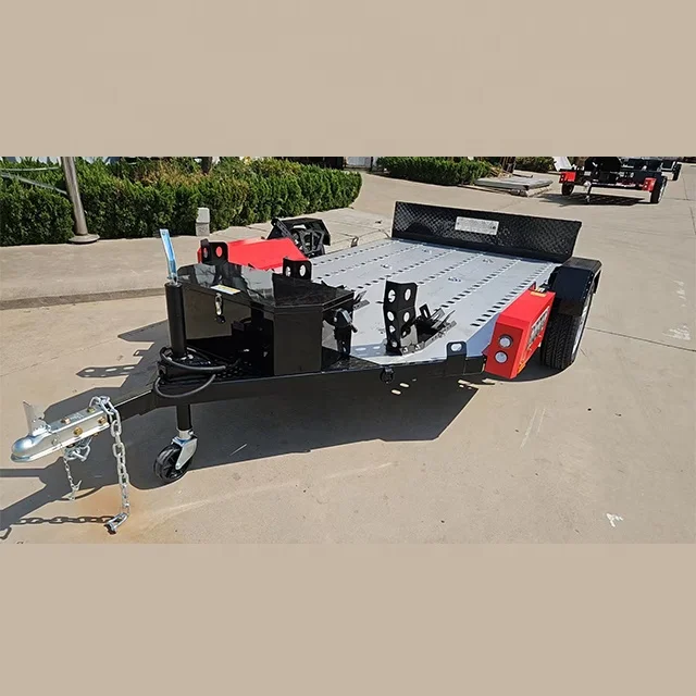 Remote Control Hydraulic Lifting Utility Camper Motorcycle ATV Trailer view 3